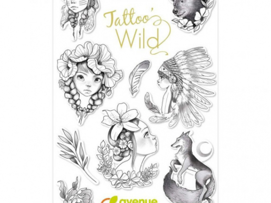 Tatouage Tattoos wild Avenue mandarine