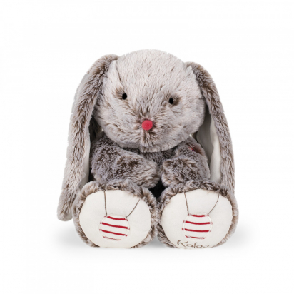 Peluche doudou lapin gris prestige 38 cm Kaloo