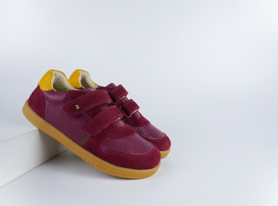 Chaussures Bobux - Kid+ - Riley Boysenberry + Chartreuse