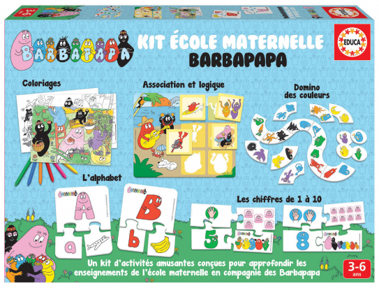 Kit école maternelle barbapapa Educa