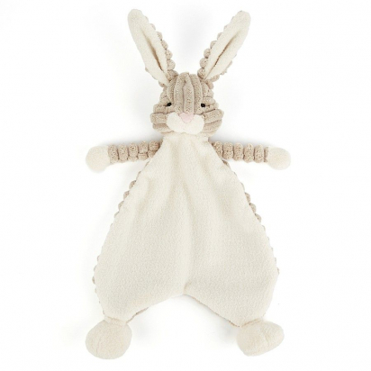 Doudou peluche Roy bébé lapin plat 23cm Jellycat