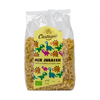 Jurassic Mix pâtes blanc (semoule de blé dur) 500 g bio Castagno