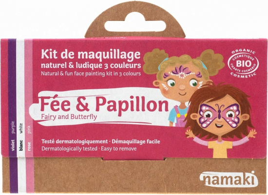 Maquillage Kit 3 couleurs Fée et Papillon - Namaki