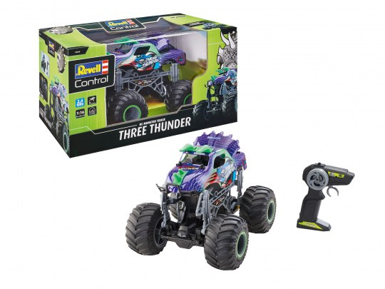 RC Dino Monster Truck "Three Thunder" Revell