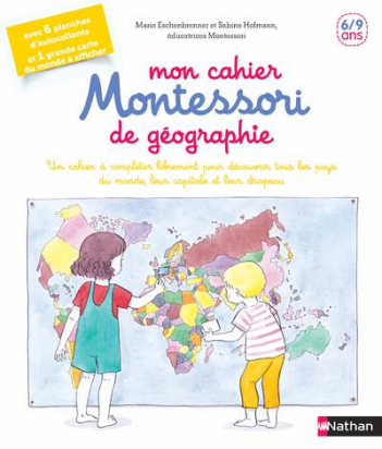 Mon cahier Montessori de Géographie Nathan