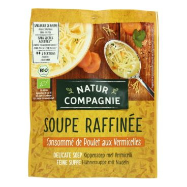 Consommé de poulet aux vermicelles - Natur compagnie