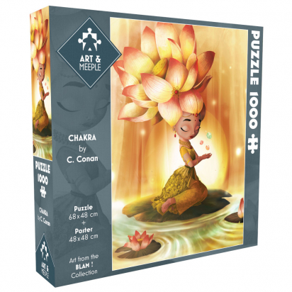 Art & Meeple – Puzzle Chakra - 1000 pièces