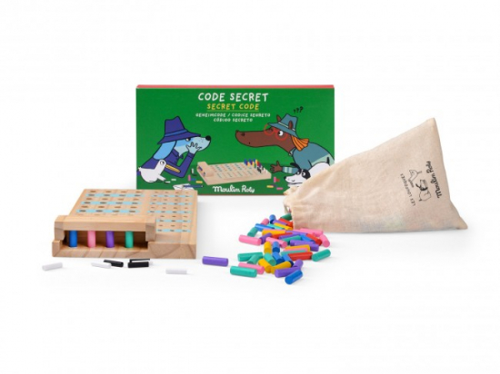 Code secret en bois Les Loufoques Moulin Roty