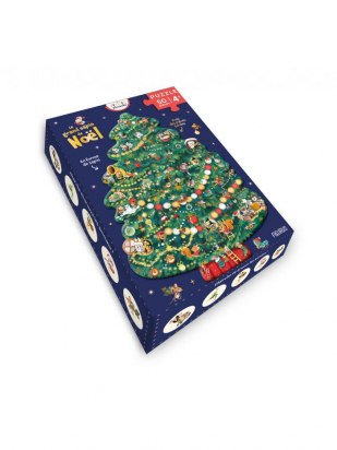 Puzzle 50 pièces Le grand sapin de Noël Fleurus