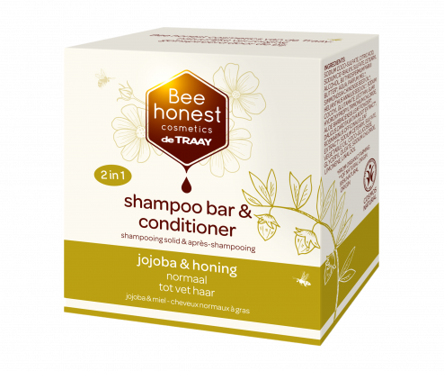Shampooing solid & après-shampooing Jojoba & miel Bee honest