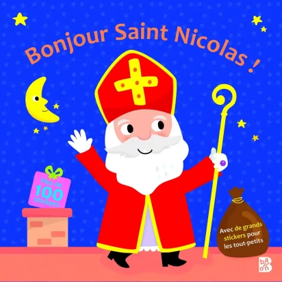 Bonjour Saint Nicolas ! - Avec de grands stickers pour les tout-petits Ballon