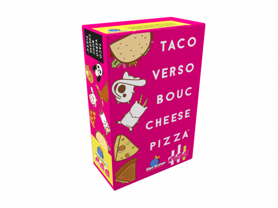 Taco verso bouc cheese pizza Blue Orange