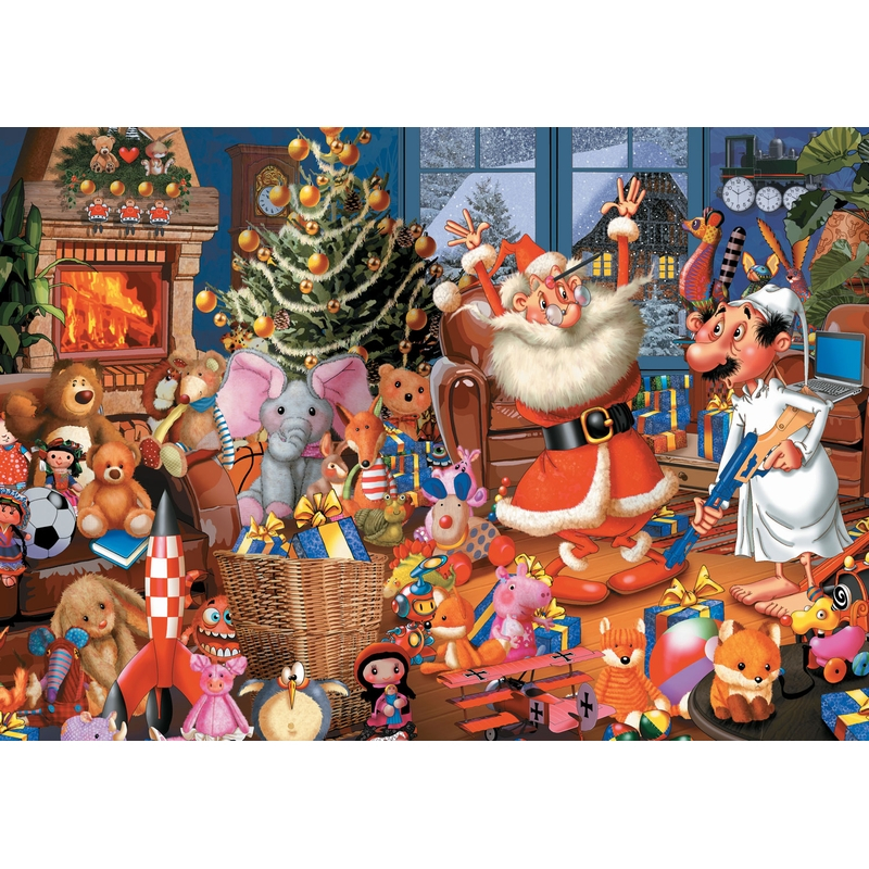 Puzzle Un tas de boules de Noël de différentes couleurs - Puzzle - Puzzle  1000 pièces