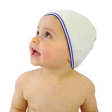 Le bonnet de bain bébé Hamac : facile à enfiler
