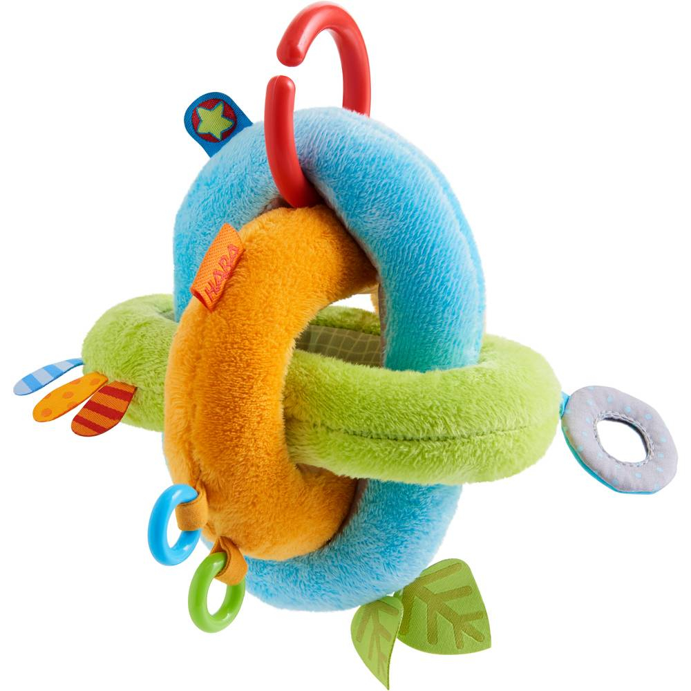 Balle Découverte HABA 301672 - Multicolore, 16 Cm, Avec Miroir Et Bruit De Billes, Pour Bébés Dès 6 Mois