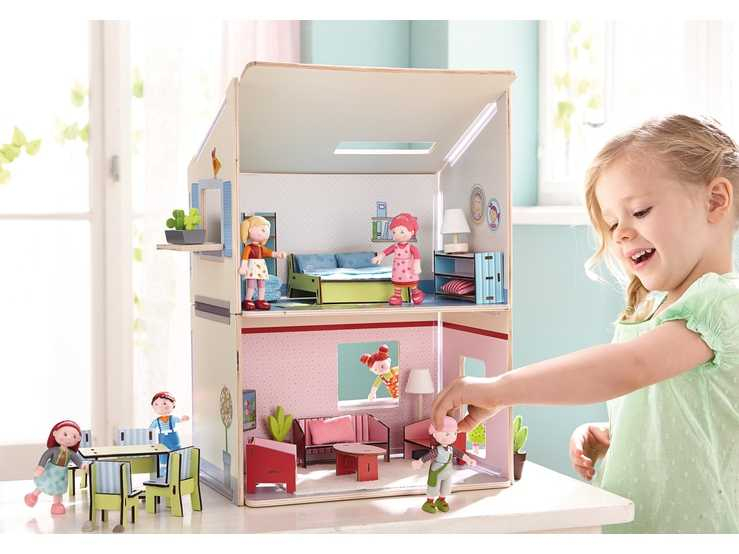 HABA Maison de poupées Accessoires déco adhésifs Villa