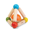 Hochet triangle (hochet bébé) bois naturel éveil sensoriel ergonomique – PlanToys