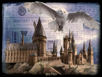 Puzzle 3D 500 pièces Harry Potter Hogwarts et Hedwig
