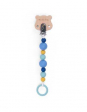 Attache-tétine bois et silicone hamster Puce & Pilou Moulin Roty