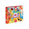 Puzzle tactile Animaux domestiques Janod