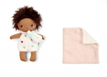 Poupée en tissu Misha 21 cm avec couffin, couverture et biberon - dès 12 mois - Lilliputiens