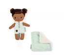 Petite poupée en tissu Jackie 18 cm avec couverture et berceau - dès 12 mois - Lilliputiens