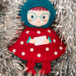 Décoration de Noël - Lutin en tissu réversible et phosphorescent Lilli Lilliputiens