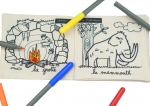 Cahier de coloriage lavable L'Histoire Cléo