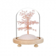 Arbre du bonheur - Quartz Rose - Sous cloche Osmaé