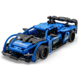 CADA Voiture de course à rétrofriction bleue 380pc Compatible Lego