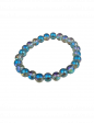 Bracelet aqua aura perles A 8mm