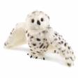 Marionnette Snowy Owl  Harfang des neiges Folkmanis