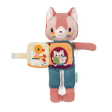 Peluche phosphorescente et livre en tissu Jeanne le chat Lilliputiens