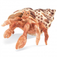 Marionnette Folkmanis hand puppet hermit crab Folkmanis