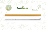 Pailles en bambou - 12 unités - Bambaw