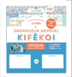 Organiseur mensuel Mémoniak Kifékoi - Calendrier par colonne - Sept. 2026-Déc. 2027