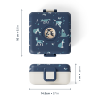 Snacky bleu Wolf – Lunch box snack / sandwich enfant Monbento