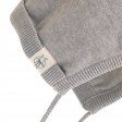 Bonnet tricoté coton bio et soie Garden Explorer gris Lassig