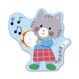 5 puzzles évolutifs Musique en carton – de 2 à 10 pièces Janod