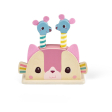 Jouet pop-up en bois Jeanne le chat - jeu d'adresse dès 12 mois - Lilliputiens