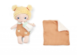 Poupée en tissu Méla 21 cm avec couffin, couverture et biberon - dès 12 mois - Lilliputiens