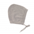 Bonnet tricoté coton bio et soie Garden Explorer gris Lassig