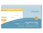 Pad aimanté calendrier hebdomadaire Les Indispensables Mémoniak - Sept. 2026-Août 2026
