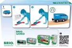 Circuit de train en bois - BRIO World Locomotive à rétrofriction