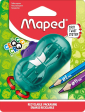 Maped - Taille-Crayon Croc Croc Twist - Système de Cliquet, Taillage Facile et Rapide - Ludique, Design Hamster - Bleu - Taille-Crayons 2 Trous