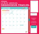 Le bloc mensuel organiseur familial Mémoniak - Grand Format Edition 2025