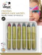 Ptit Clown crayons maquillage nacrés pack de 6