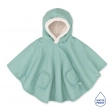 Poncho teddy + coated sauge Bemini