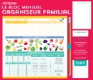 Le bloc mensuel organiseur familial Mémoniak - Grand Format Edition 2025