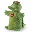 Marionnette crocodile en peluche 22 x 16 x 20 cm - Trudi